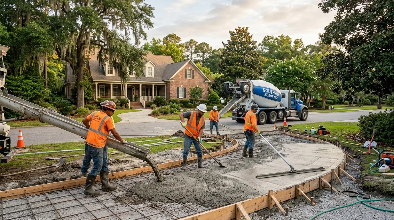 Best Time of Year to Pour Concrete in Humble, TX