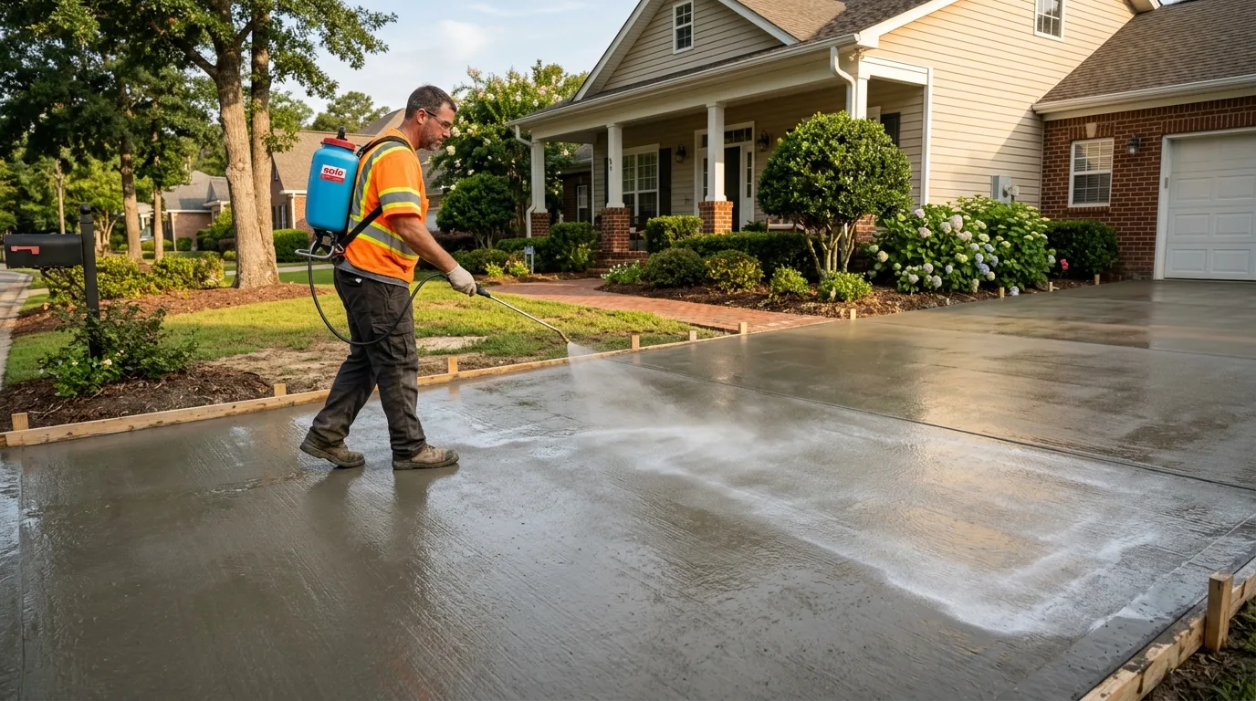How Humble's Climate Affects Concrete Curing